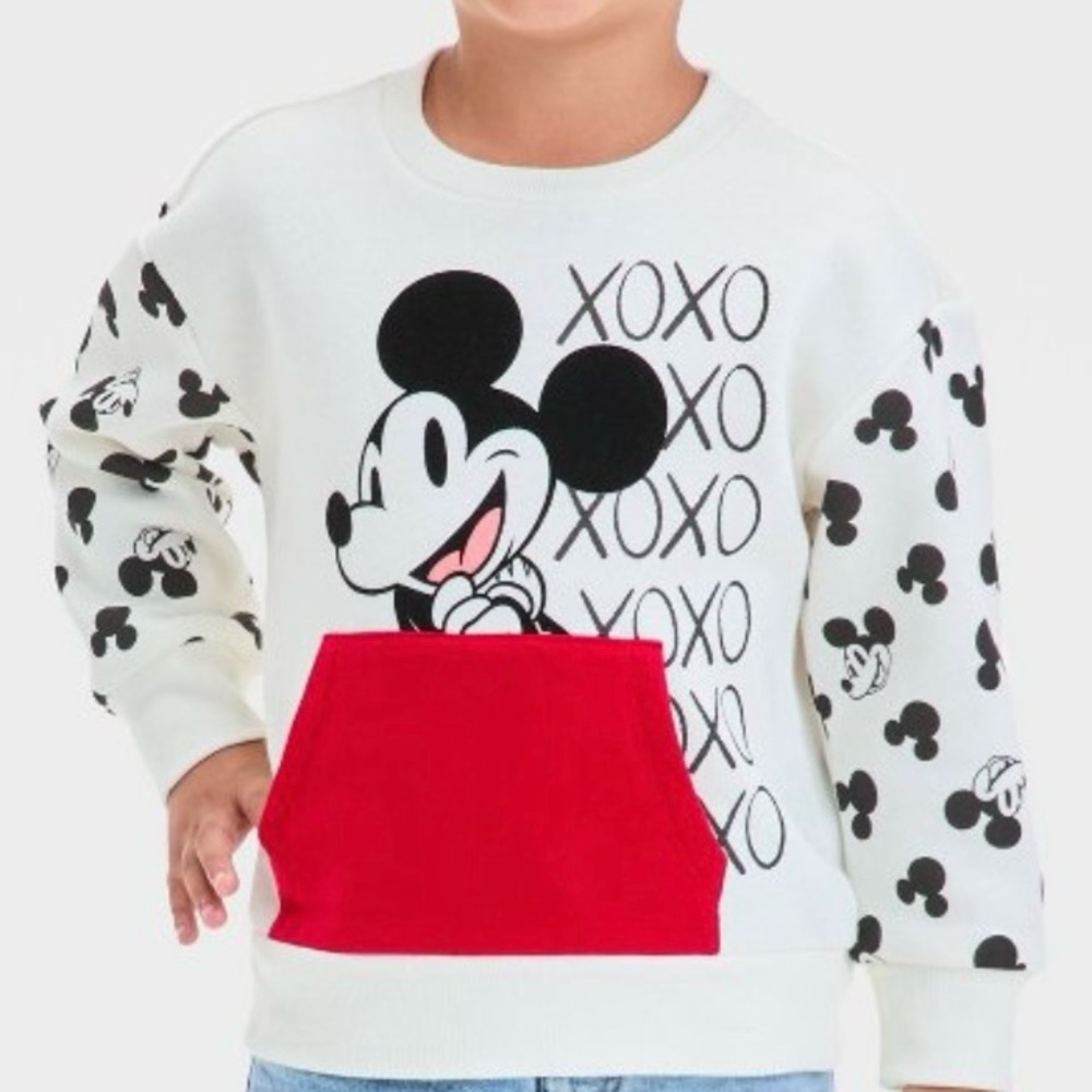 Toddler Boys' Disney Mickey Mouse Fleece Pullover